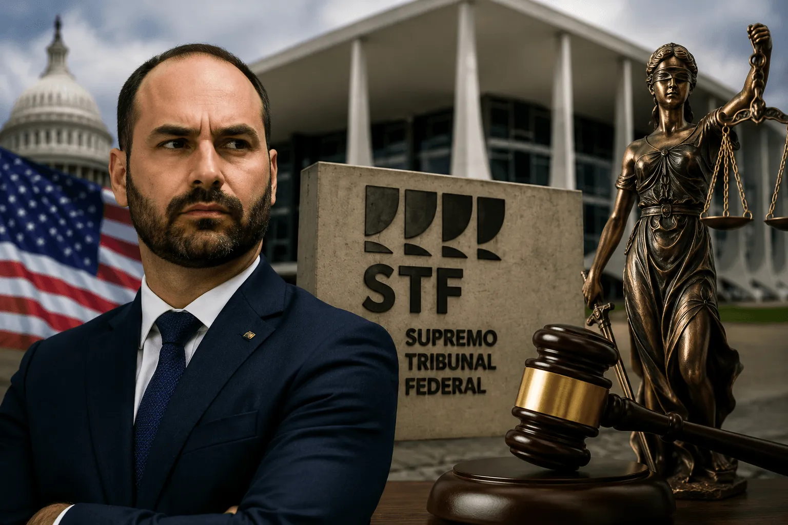 STF condena Eduardo Bolsonaro por lobby nos EUA: decisão inédita expõe limites da imunidade parlamentar