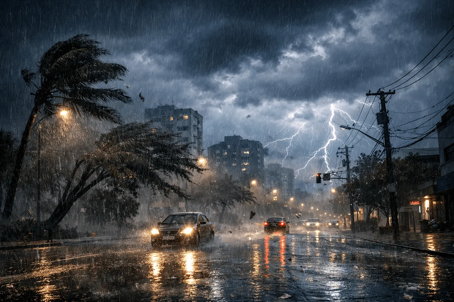 Frente fria histórica: temporais, ventos extremos e risco de tornado atingem o Sul do Brasil